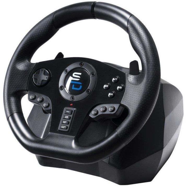 Lenktynių žaidimų vairo komplektas Subsonic Superdrive GS 850X Pro Sport, 28 cm