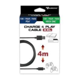 USB-A–Micro-USB įkrovimo laidas PS4 ir Xbox One valdikliams Subsonic, 4 m, juodas