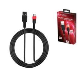 USB-A–USB-C kabelis PS5, Xbox ir Switch valdikliams su LED Subsonic Supersoft, 3 m