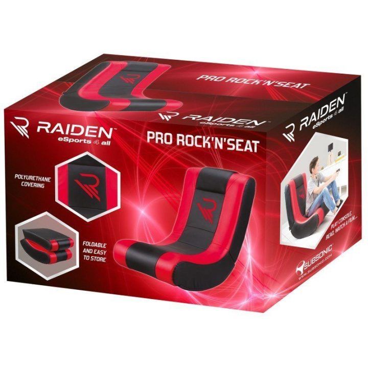 Supama žaidimų kėdė Subsonic Raiden RockNSeat Pro