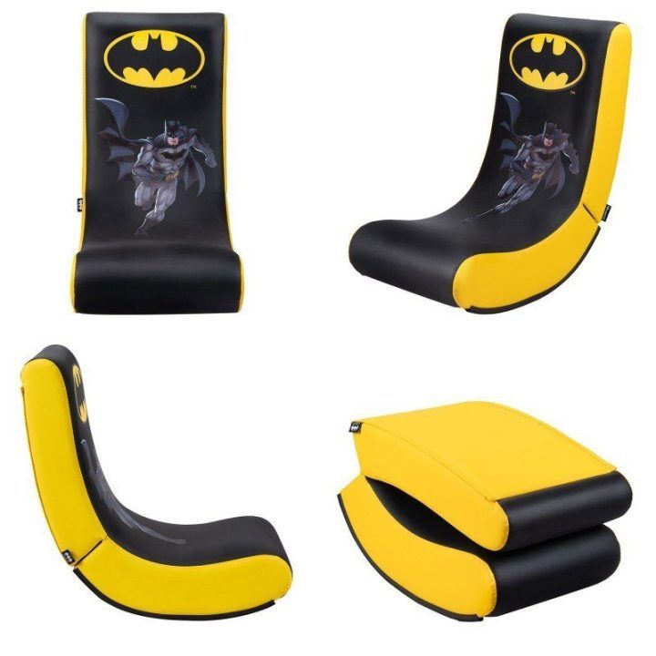 Vaikiška supama žaidimų kėdė su Betmeno motyvu Subsonic Junior RockNSeat
