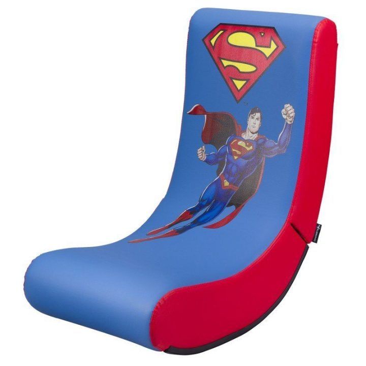 Vaikiška supama žaidimų kėdė su Supermeno motyvu Subsonic Junior RockNSeat