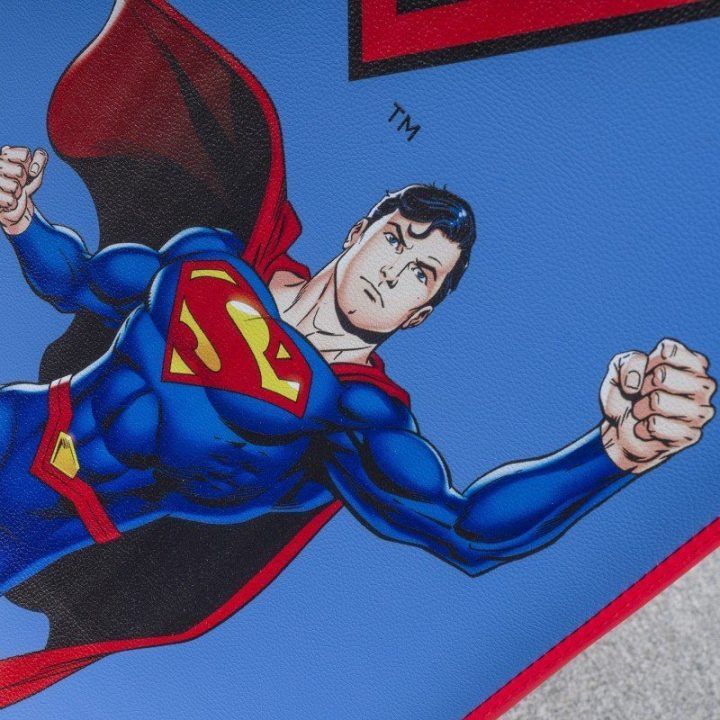 Vaikiška supama žaidimų kėdė su Supermeno motyvu Subsonic Junior RockNSeat