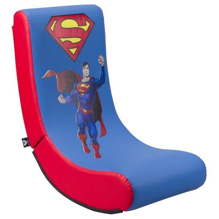 Vaikiška supama žaidimų kėdė su Supermeno motyvu Subsonic Junior RockNSeat