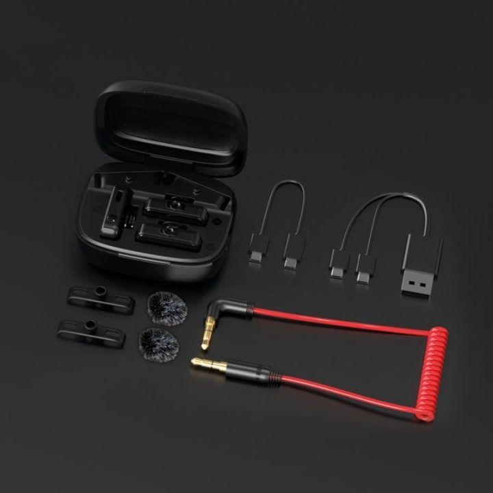 Belaidė dviejų kanalų mikrofonų sistema Easypix MyStudio Wireless Mic Duo