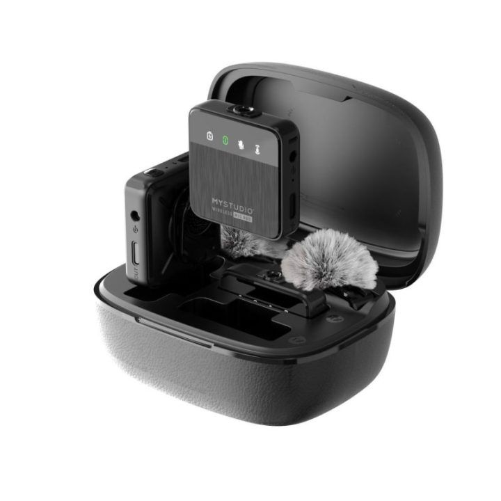 Belaidė dviejų kanalų mikrofonų sistema Easypix MyStudio Wireless Mic Duo