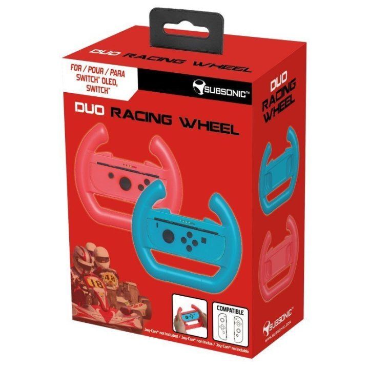 Žaidimų vairų komplektas Nintendo Switch Joy-Con valdikliams Subsonic Superdrive, 2 vnt