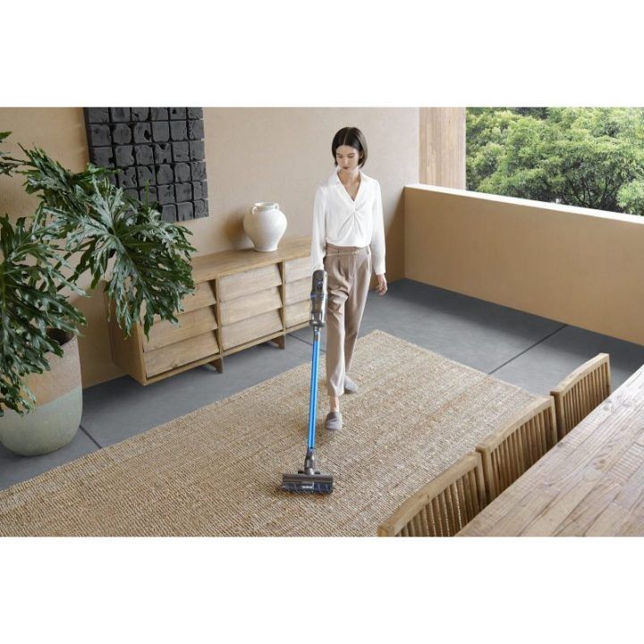 Akumuliatorinis dulkių siurblys Puppyoo T12 Pure Crystal, 535 W, pilkas
