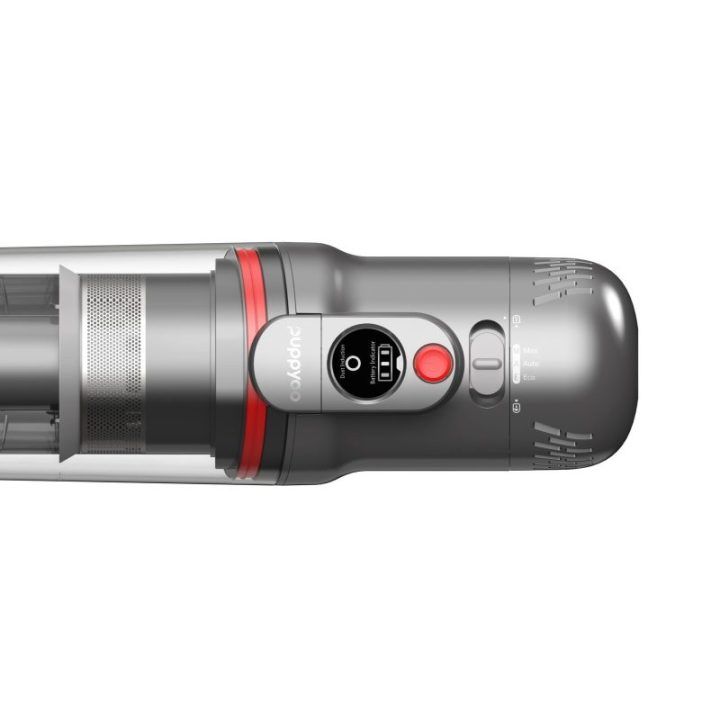 Akumuliatorinis dulkių siurblys Puppyoo T12 Home, 415 W, pilkas