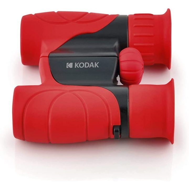 Vaikiški žiūronai Kodak BCS100, 8×21 mm, raudoni