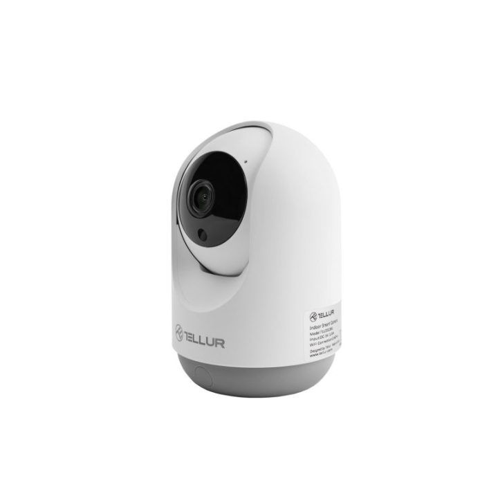 Patalpų Wi-Fi kamera su automatiniu sekimu Tellur, 3 MP, balta