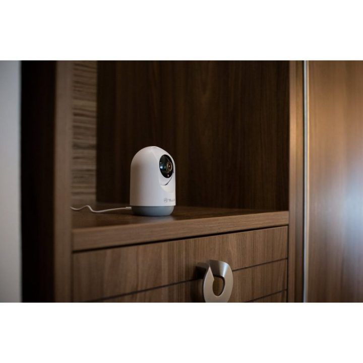 Patalpų Wi-Fi kamera su automatiniu sekimu Tellur, 3 MP, balta