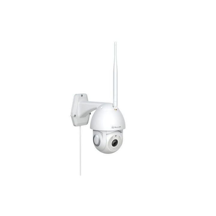 Lauko Wi-Fi stebėjimo kamera su automatiniu sekimu Tellur, 3 MP, balta