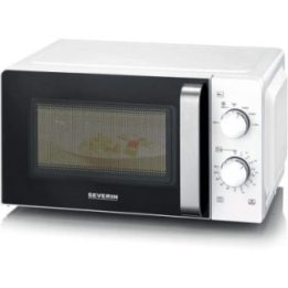Mikrobangų krosnelė Severin MW 7885, 17 l, 700 W, balta su juoda