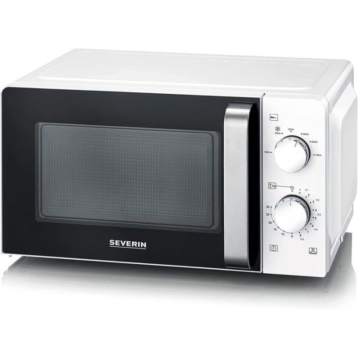 Mikrobangų krosnelė Severin MW 7885, 17 l, 700 W, balta su juoda