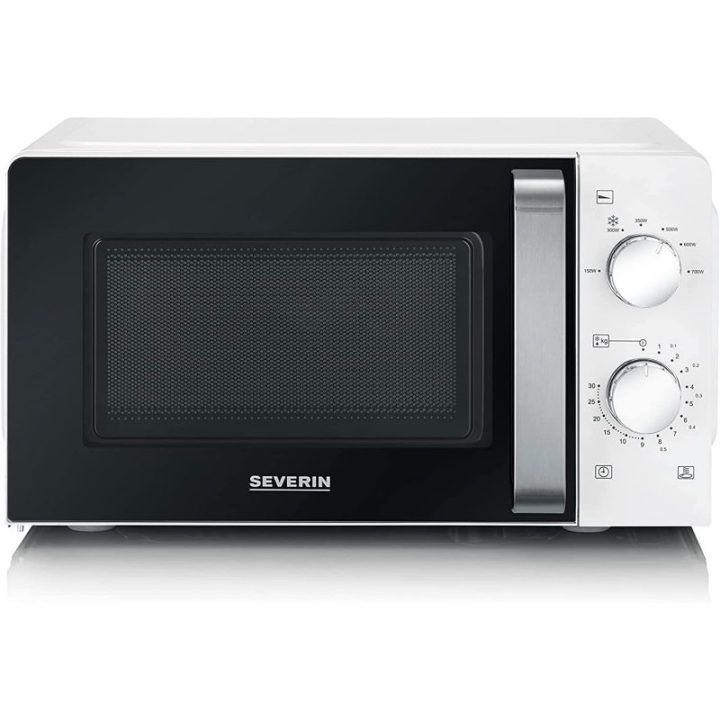 Mikrobangų krosnelė Severin MW 7885, 17 l, 700 W, balta su juoda