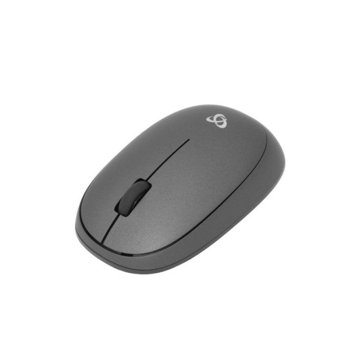 Belaidis klaviatūros ir pelės rinkinys Sbox WKM-22, JAV išdėstymas, juoda/pilka