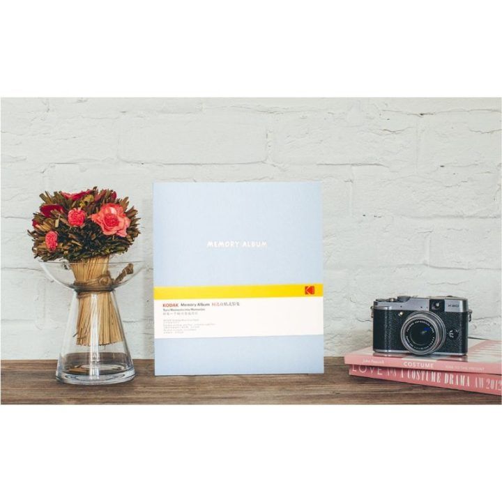 Nuotraukų albumas Kodak Memorry, 20 puslapių, 23,5 × 27 cm, mėlynas