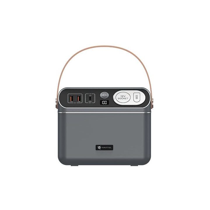 Automobilinis paleidimo įrenginys ir išorinė baterija NAVITEL NS150, 60 000 mAh, pilkas