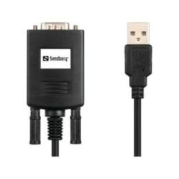 USB–RS232 adapteris su USB-A ir 9 kontaktų DB9 jungtimis Sandberg, 30 cm
