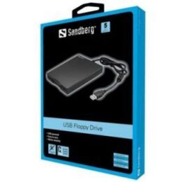 USB diskelių įrenginys Sandberg, 3,5 colio, 720 KB / 1,44 MB