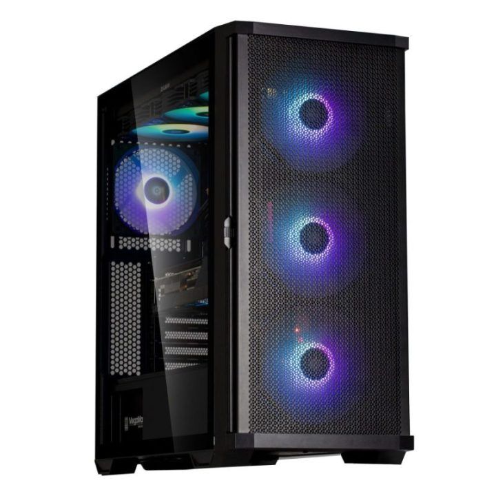Kompiuterio korpusas ATX formato su 4 ARGB ventiliatoriais Zalman Z10 Plus, juodas