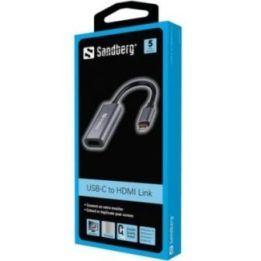USB-C į HDMI adapteris Sandberg USB-C to HDMI Link, 4K/60 Hz