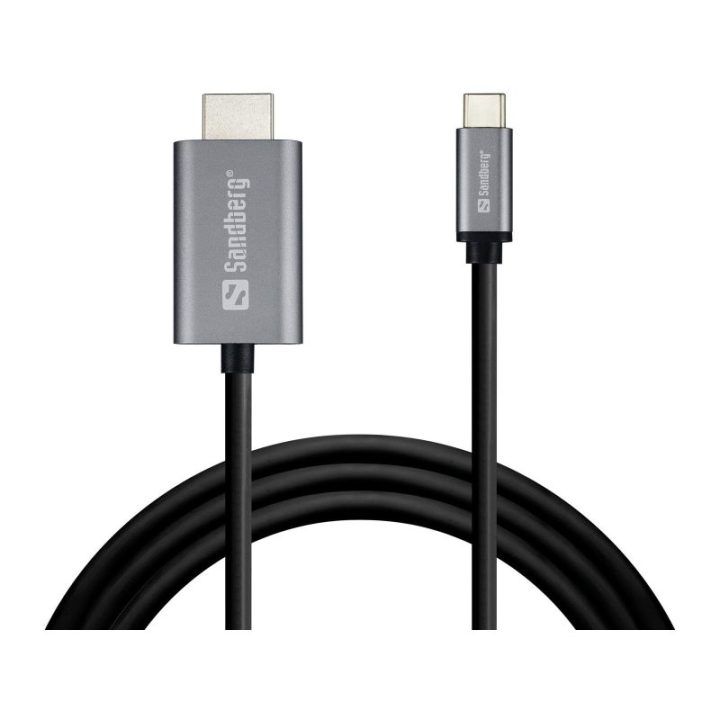 USB-C–HDMI kabelis Sandberg, 4K esant 60 Hz, 2 m