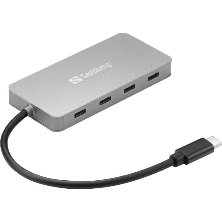 USB-C šakotuvas su 4 USB-C lizdais Sandberg, 10 Gbit/s