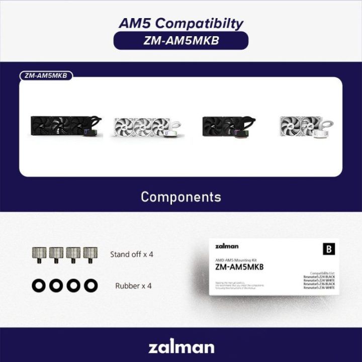 AMD aušintuvo tvirtinimo komplektas Zalman ZM-AM5MKB