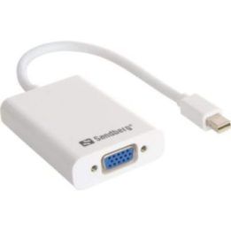 Mini DisplayPort–VGA adapteris su garso jungtimi Sandberg, 10 cm