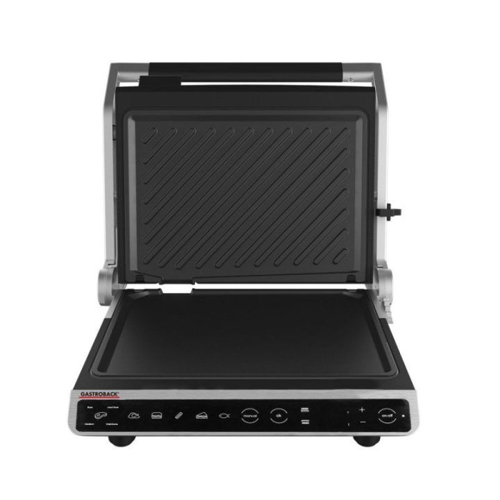 Kontaktinis grilis su keičiamomis plokštėmis Gastroback Design BBQ Advanced Smart, 2000 W