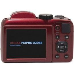 Skaitmeninis fotoaparatas su 25× optiniu priartinimu Kodak AZ255, raudonas
