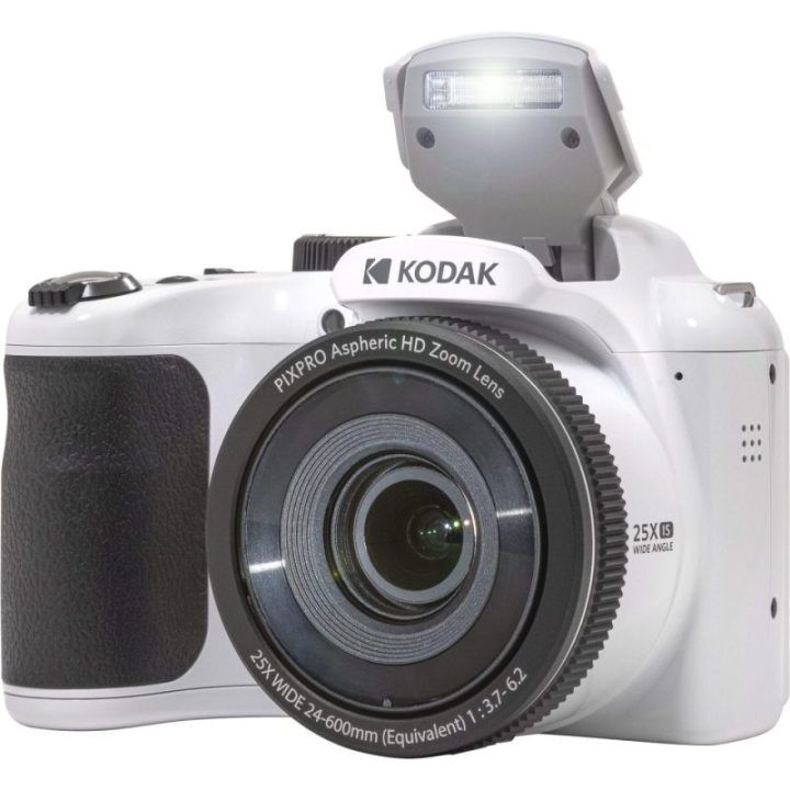 Skaitmeninis fotoaparatas Kodak AZ255, 25× optinis priartinimas, baltas