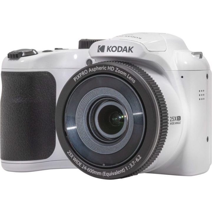 Skaitmeninis fotoaparatas Kodak AZ255, 25× optinis priartinimas, baltas