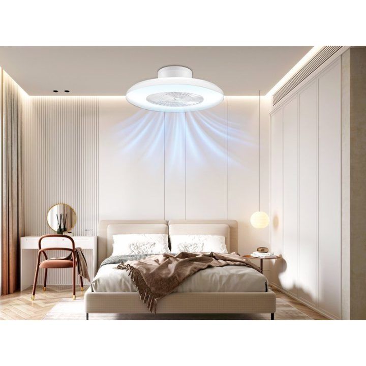 Lubų ventiliatorius su pritemdomu LED apšvietimu Beper P206VEN650, 40 W, 60 cm