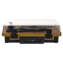 Patefonas su USB ir SD kortelių lizdais, Bluetooth Denver VPL-230LW, 2 × 10 W, šviesaus medžio spalvos