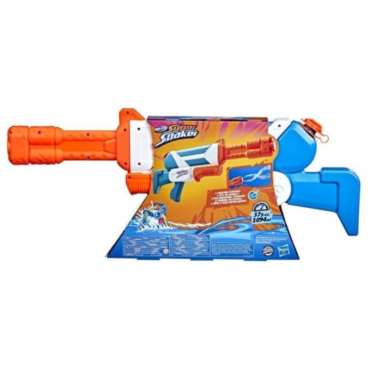 Vandens šautuvas su dviem besisukančiomis srovėmis NERF Super Soaker Twister, 1094 ml