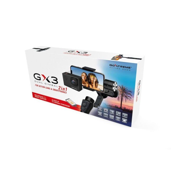 Telefono 3 ašių stabilizatorius GoXtreme GX3, juodas