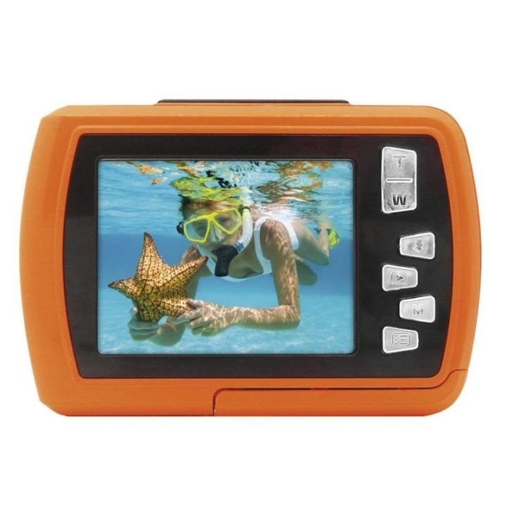 Vandeniui atspari veiksmo kamera Easypix Aquapix W2024, oranžinė