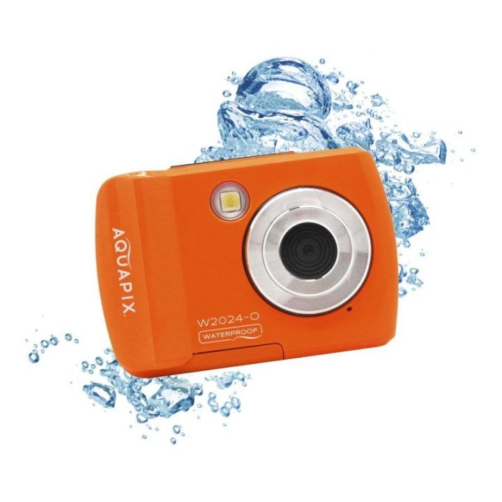 Vandeniui atspari veiksmo kamera Easypix Aquapix W2024, oranžinė
