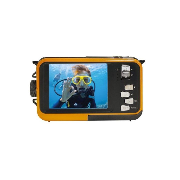 Povandeninis fotoaparatas Easypix Aquapix W3027 Wave, oranžinis