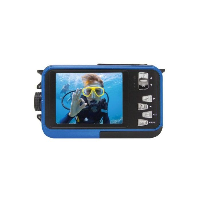 Povandeninis fotoaparatas Easypix Aquapix W3027 Wave, mėlynas