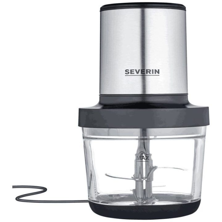 Maisto smulkintuvas su 1 l stikliniu indu Severin KM 3867, 400 W, juodas