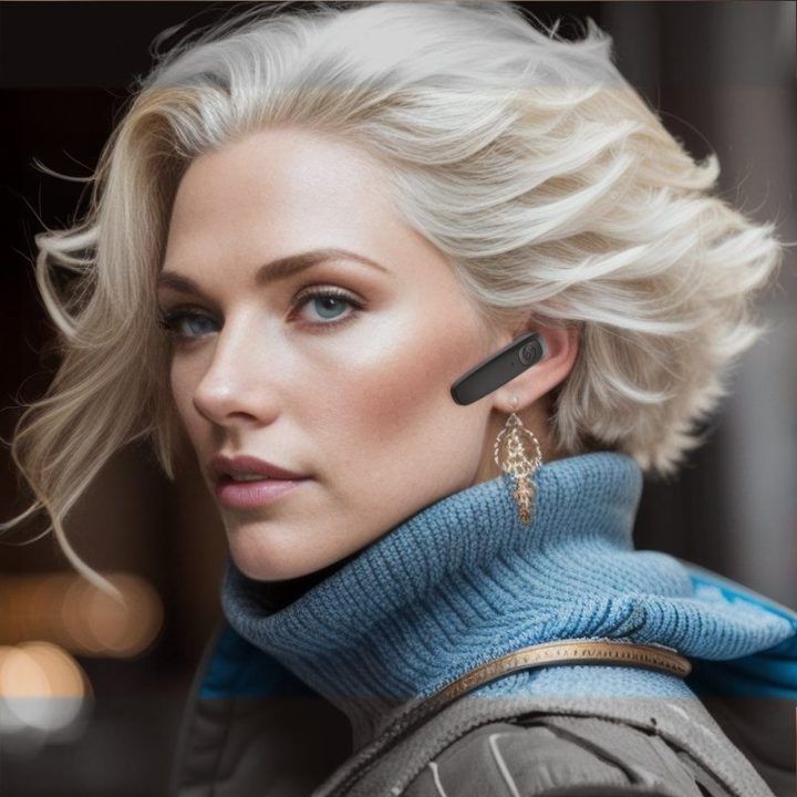 Bluetooth ausinės su mikrofonu Tellur Vox 155, juodos