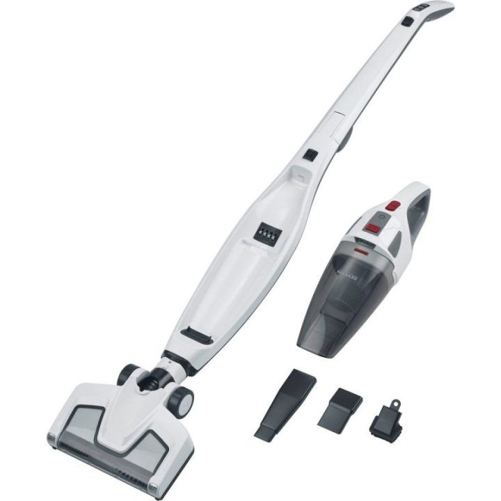 Akumuliatorinis vertikalus dulkių siurblys 2 viename Severin HV 7173, 120 W, balta su juoda