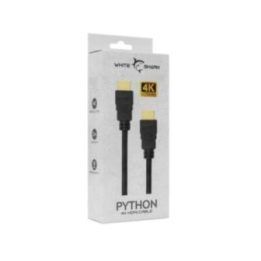 HDMI kabelis su 4K raiška White Shark Python, 2 m, juodas