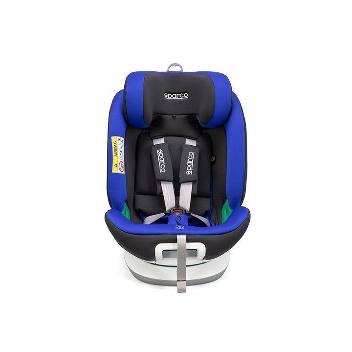 Vaikiška automobilinė kėdutė su 360° pasukimu Sparco SK3000, 40–150 cm, pilka