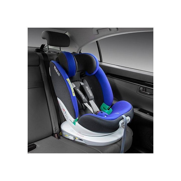 Vaikiška i-Size automobilinė kėdutė Sparco SK3000, 40–150 cm, mėlyna