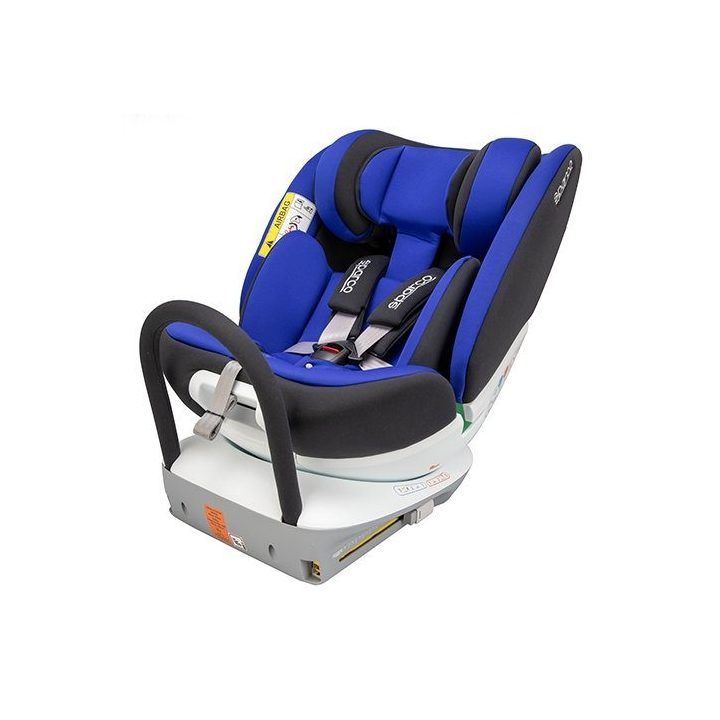 Vaikiška i-Size automobilinė kėdutė Sparco SK3000, 40–150 cm, mėlyna